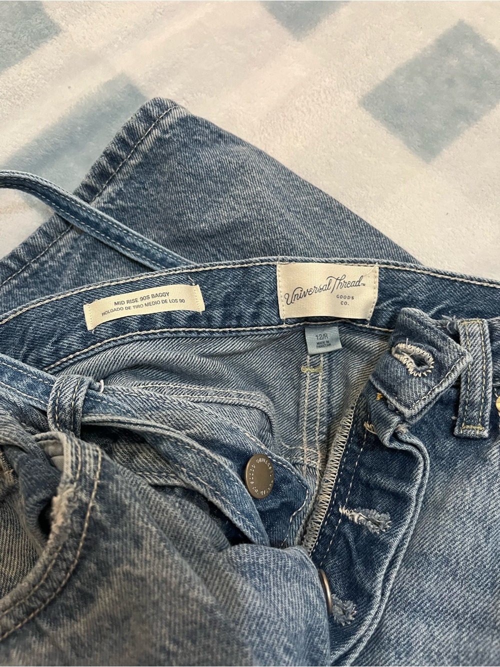 Universal Thread High-Rise Baggy Jeans - Light Blue Wash